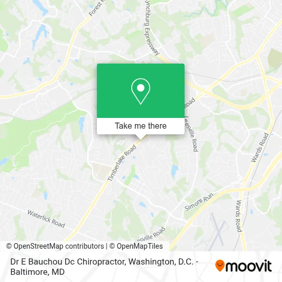 Dr E Bauchou Dc Chiropractor map