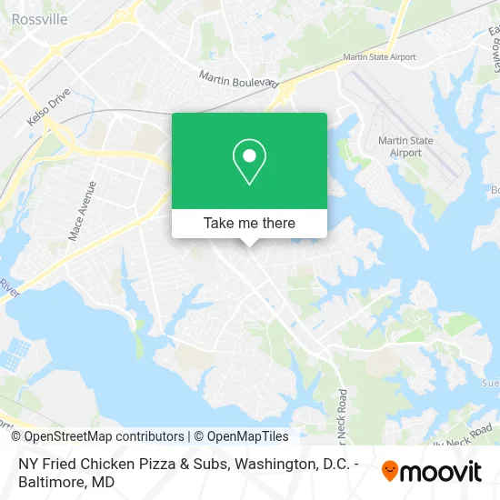 NY Fried Chicken Pizza & Subs map
