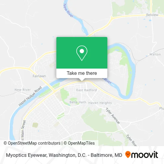 Myoptics Eyewear map