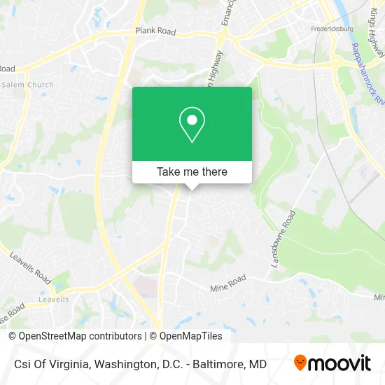 Csi Of Virginia map