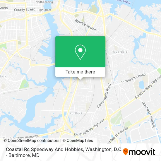 Coastal Rc Speedway And Hobbies map