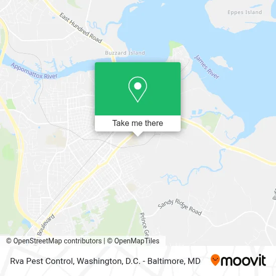 Rva Pest Control map