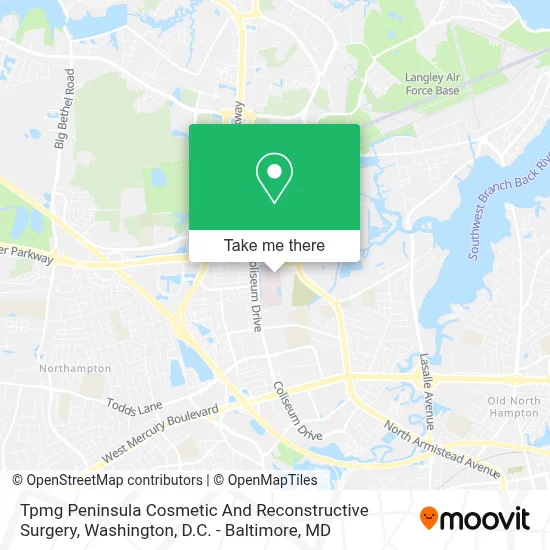 Tpmg Peninsula Cosmetic And Reconstructive Surgery map