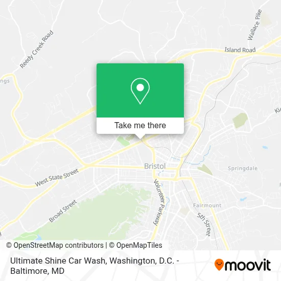 Ultimate Shine Car Wash map