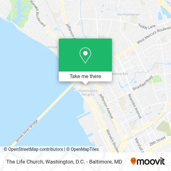 The Life Church map