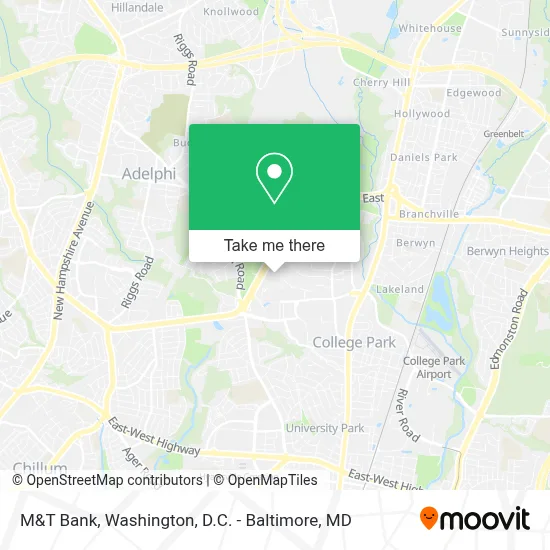 M&T Bank map