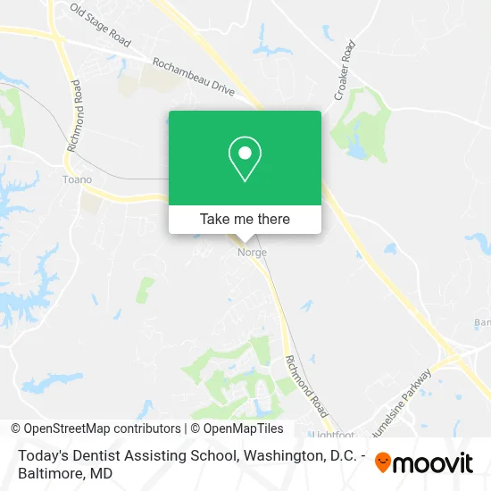 Today's Dentist Assisting School map