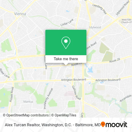 Alex Turcan Realtor map