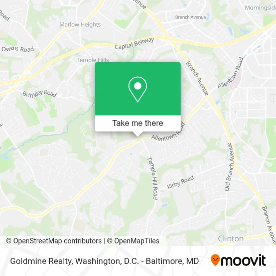 Goldmine Realty map