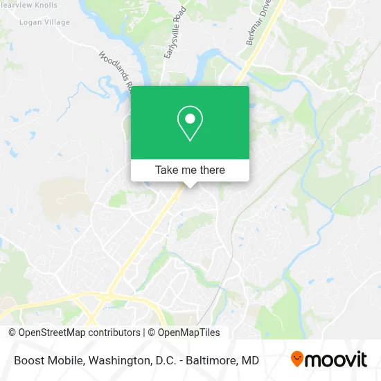 Boost Mobile map