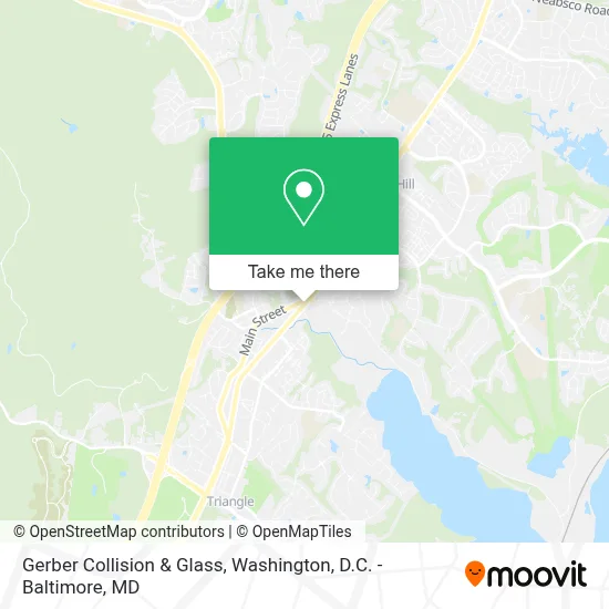 Gerber Collision & Glass map