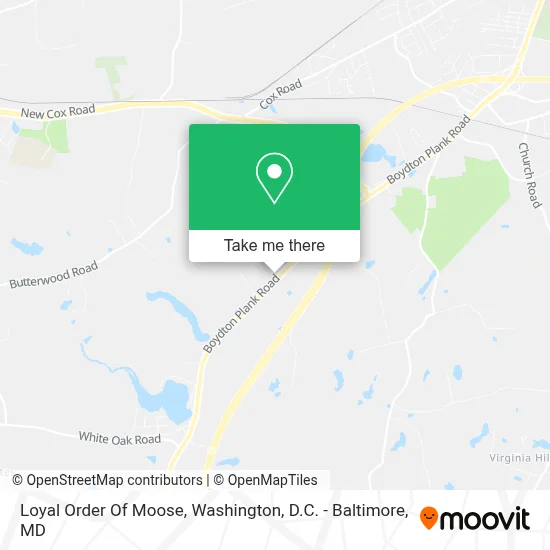 Loyal Order Of Moose map