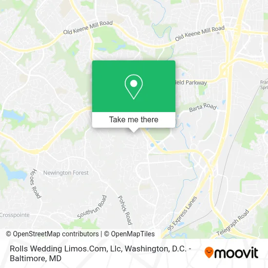 Rolls Wedding Limos.Com, Llc map