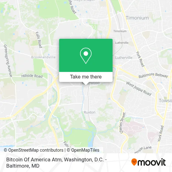 Bitcoin Of America Atm map