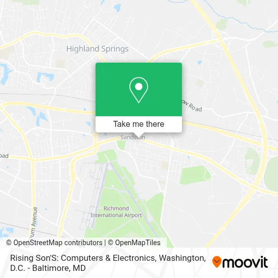 Rising Son'S: Computers & Electronics map