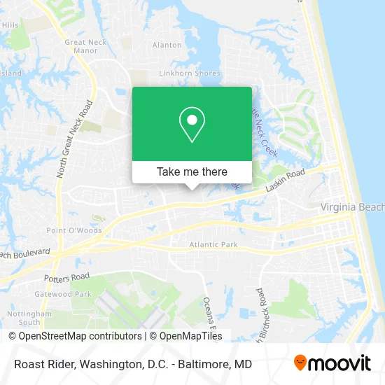 Roast Rider map