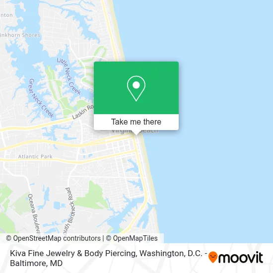 Kiva Fine Jewelry & Body Piercing map