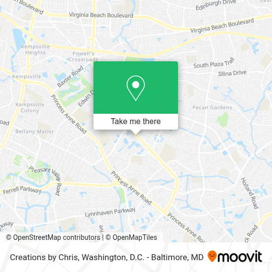 Creations by Chris map