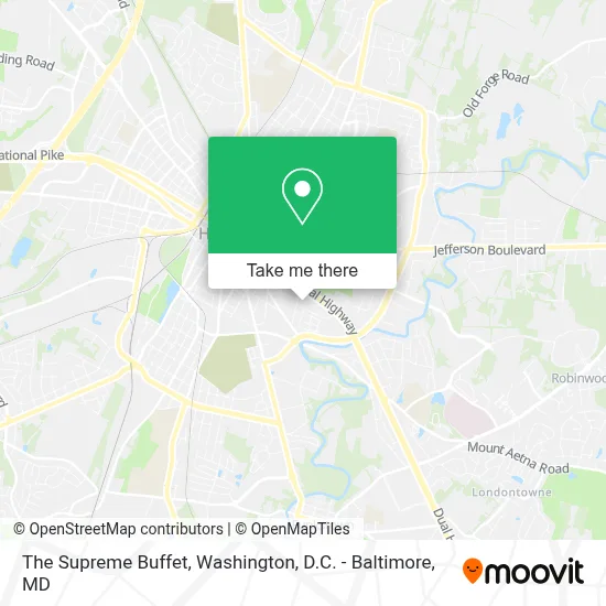 The Supreme Buffet map