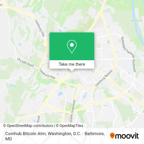 Coinhub Bitcoin Atm map