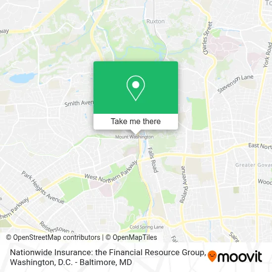 Nationwide Insurance: the Financial Resource Group map