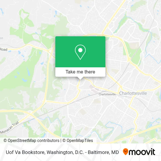 Uof Va Bookstore map