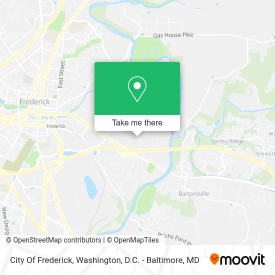 City Of Frederick map