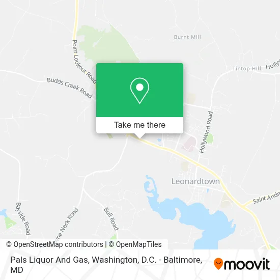 Pals Liquor And Gas map
