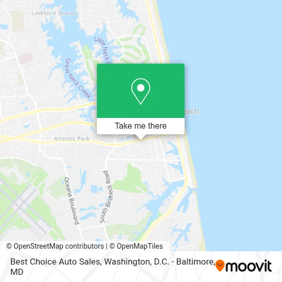 Best Choice Auto Sales map