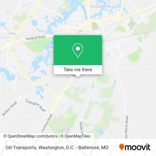 Gtl-Transports map