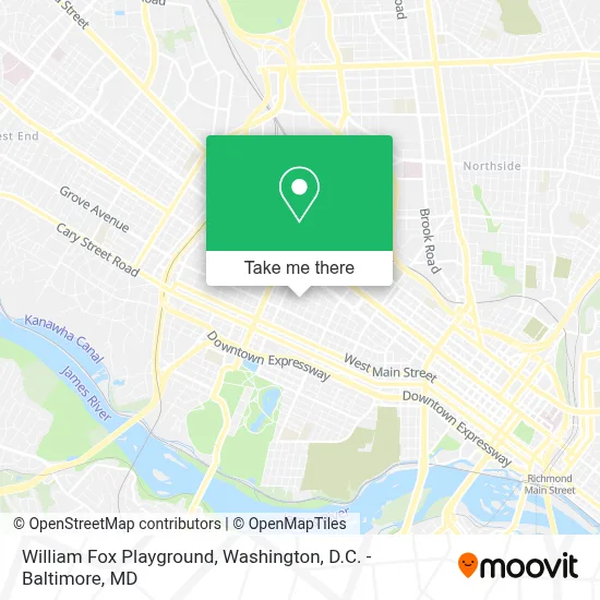 William Fox Playground map