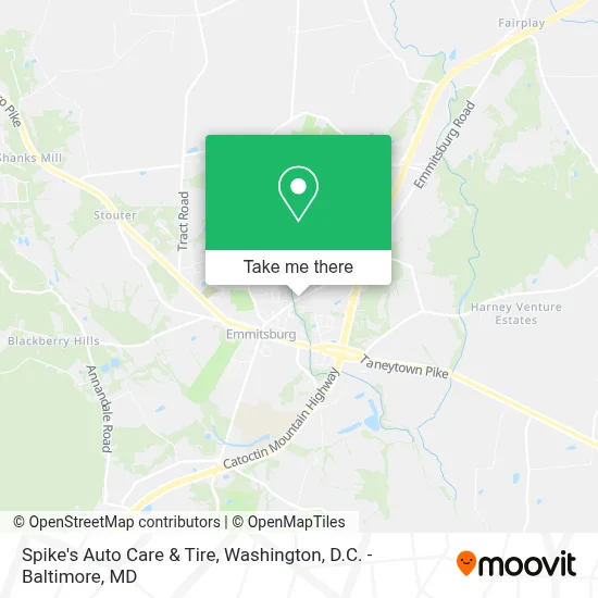 Spike's Auto Care & Tire map