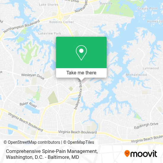Comprehensive Spine-Pain Management map