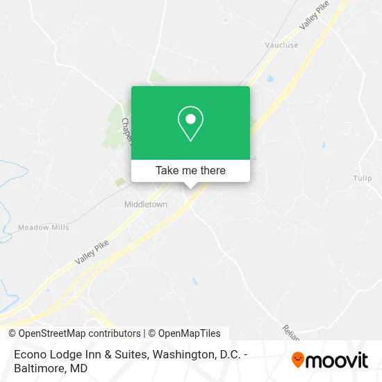 Econo Lodge Inn & Suites map