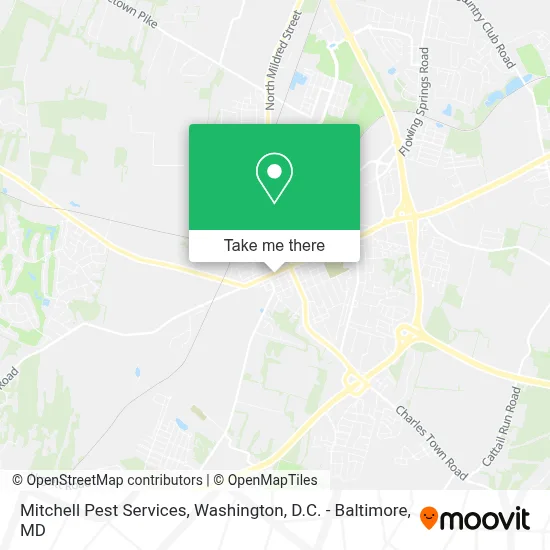 Mitchell Pest Services map