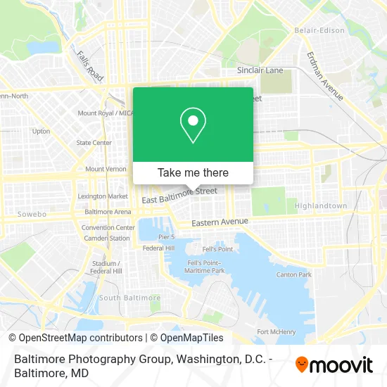 Baltimore Photography Group map