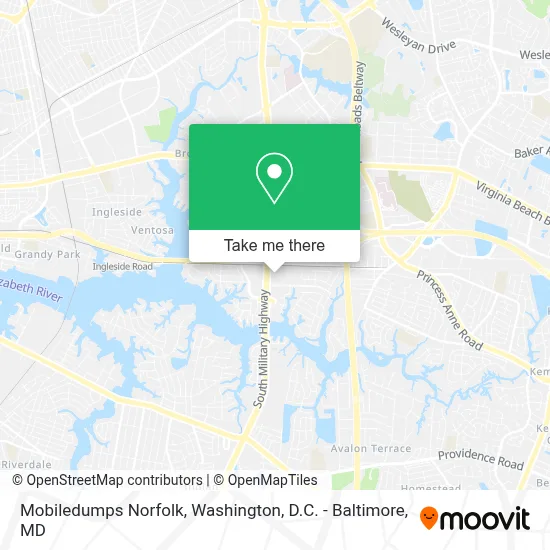 Mobiledumps Norfolk map