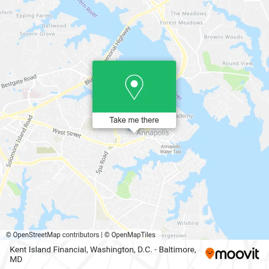 Kent Island Financial map