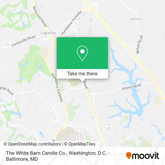 The White Barn Candle Co. map