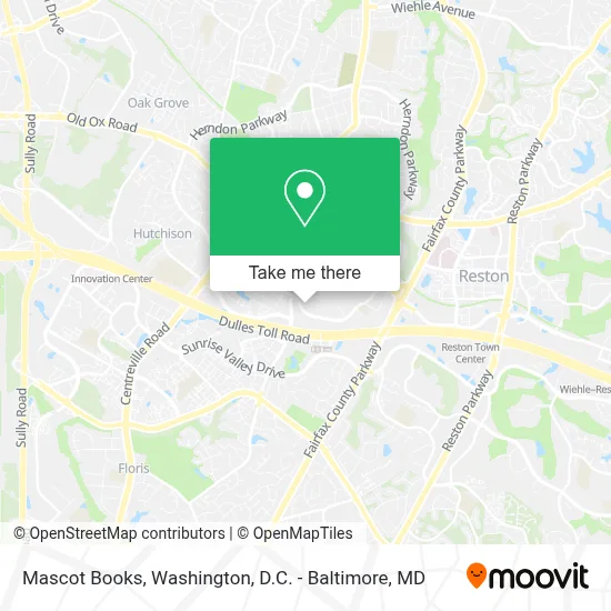 Mascot Books map