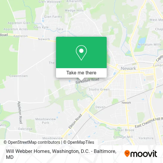 Will Webber Homes map
