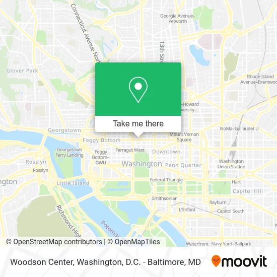 Woodson Center map