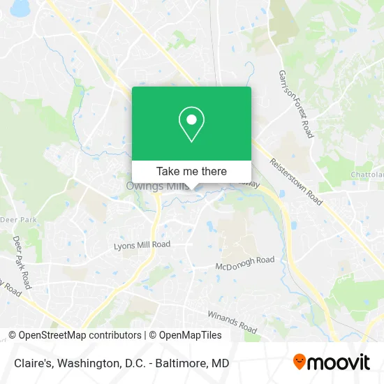 Claire's map
