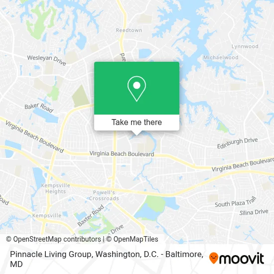 Pinnacle Living Group map