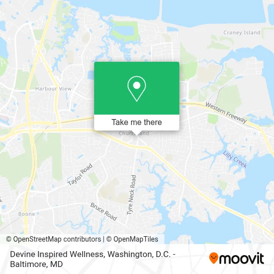Devine Inspired Wellness map