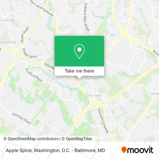 Apple Spice map
