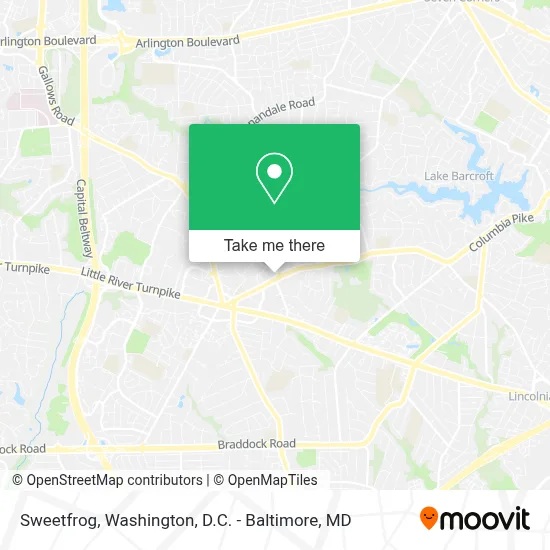 Sweetfrog map