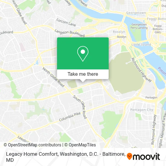 Legacy Home Comfort map