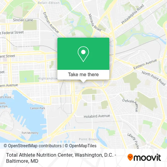 Total Athlete Nutrition Center map