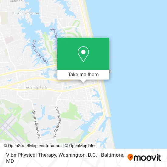 Vibe Physical Therapy map